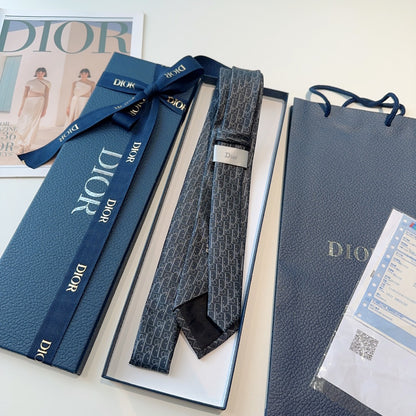 Dior Men's Logo Jacquard Tie