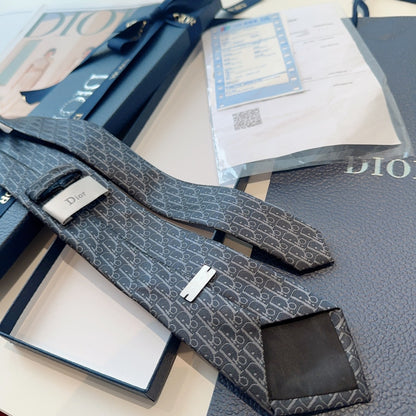 Dior Men's Logo Jacquard Tie