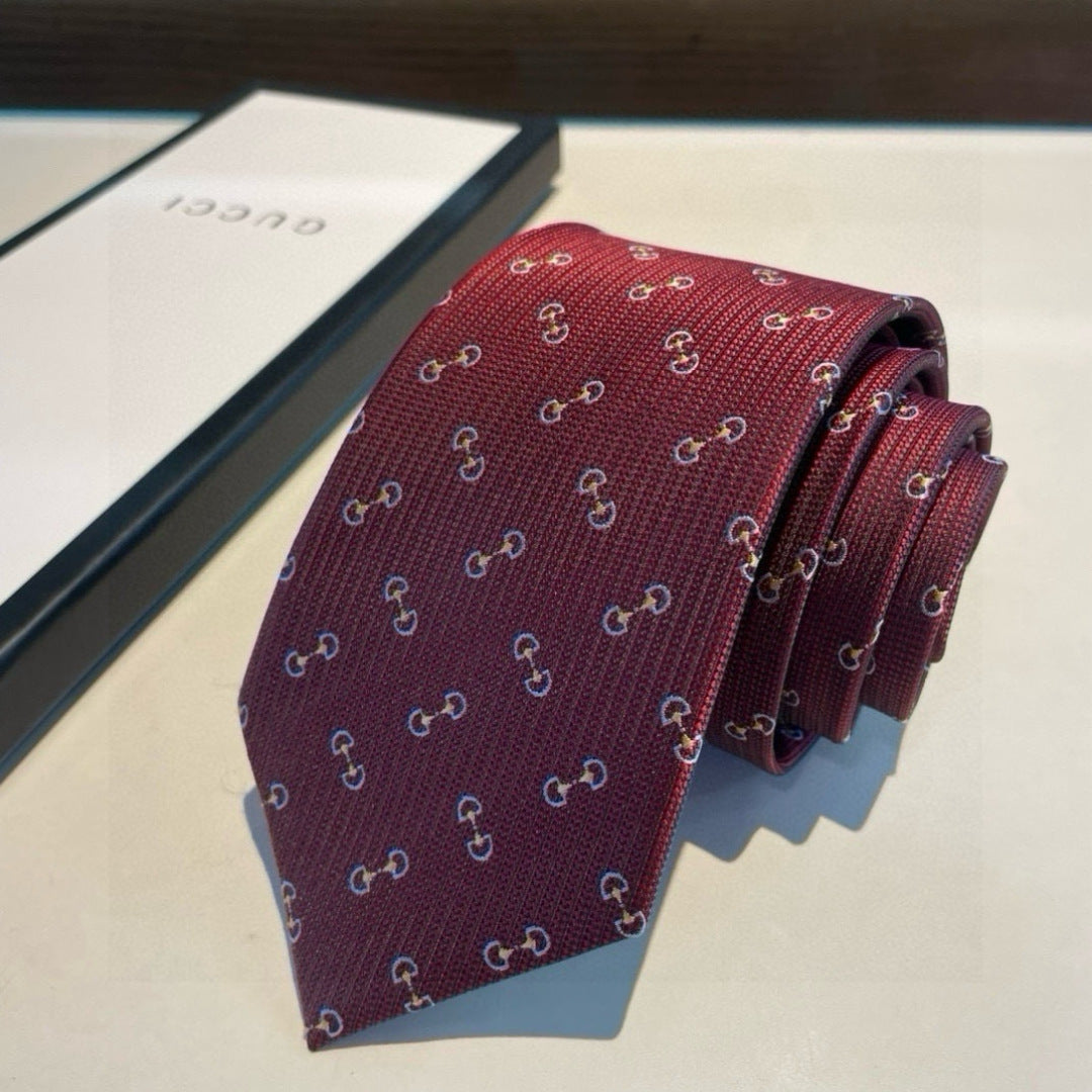 Gucci Men's Jacquard Silk Tie