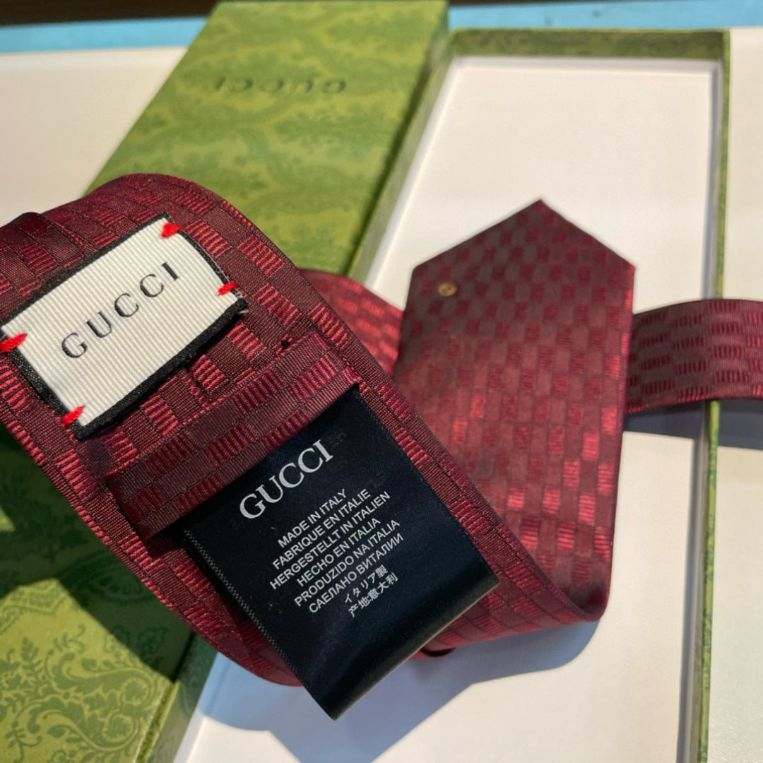 Gucci GG Logo Jacquard Tie