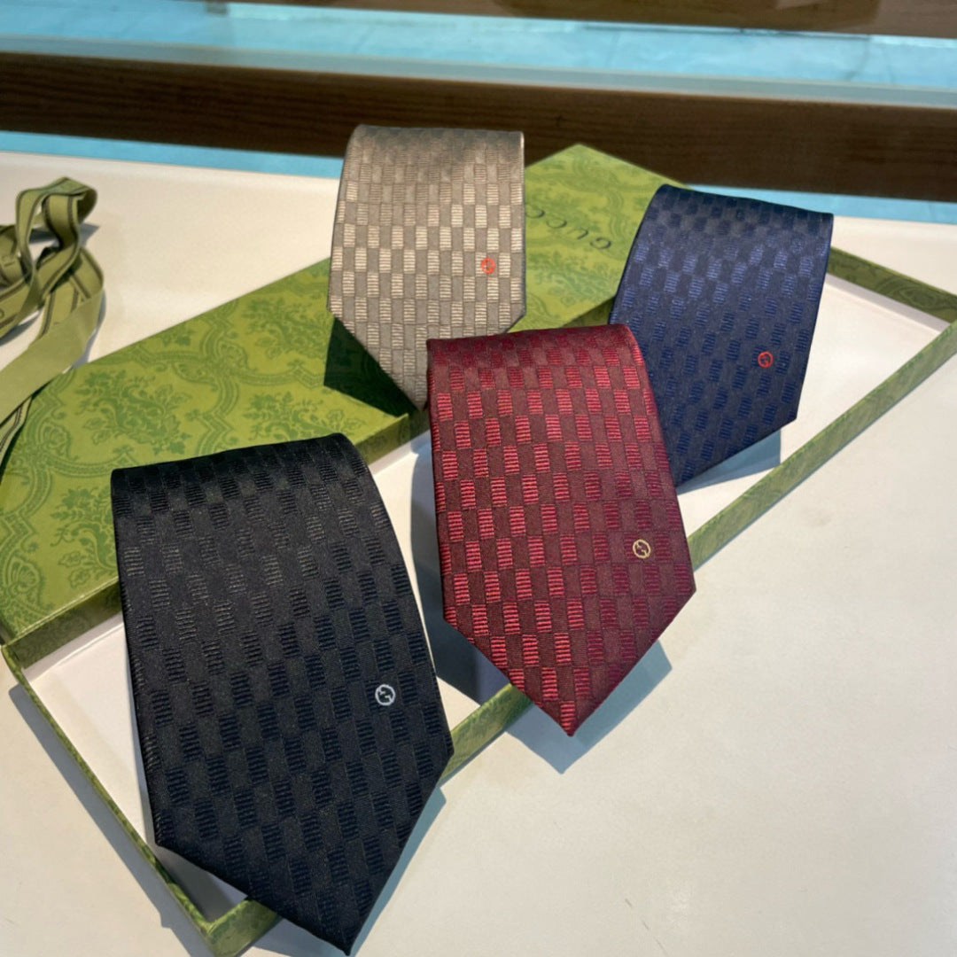 Gucci GG Logo Jacquard Tie