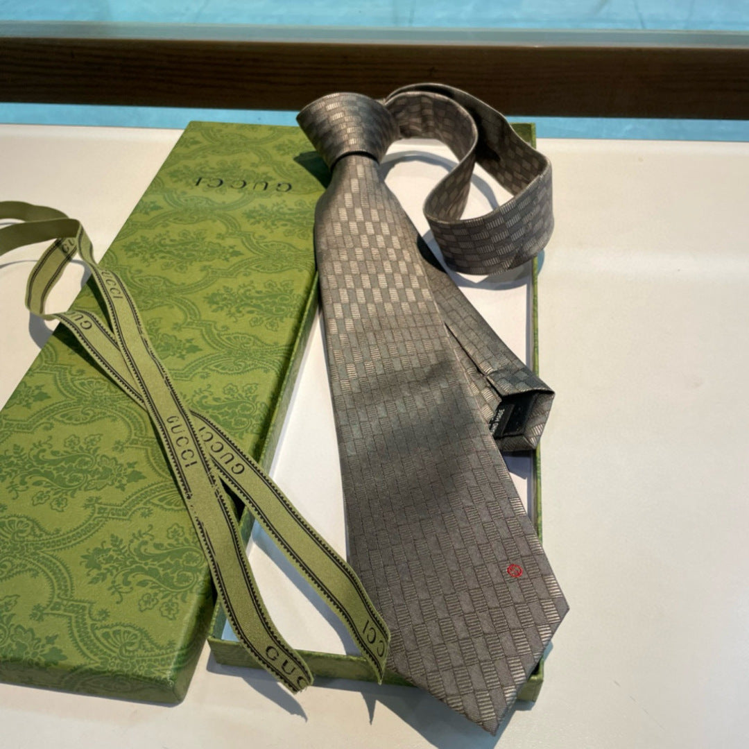 Gucci GG Logo Jacquard Tie