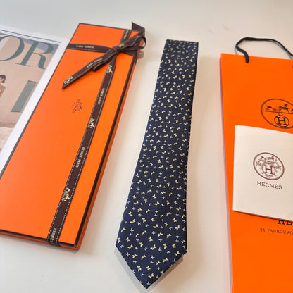 Hermès Animal Series Men's Silk Tie