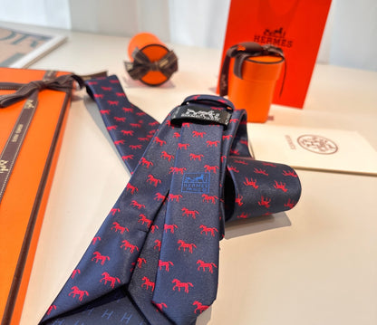 Hermès Animal Series Men's Silk Tie