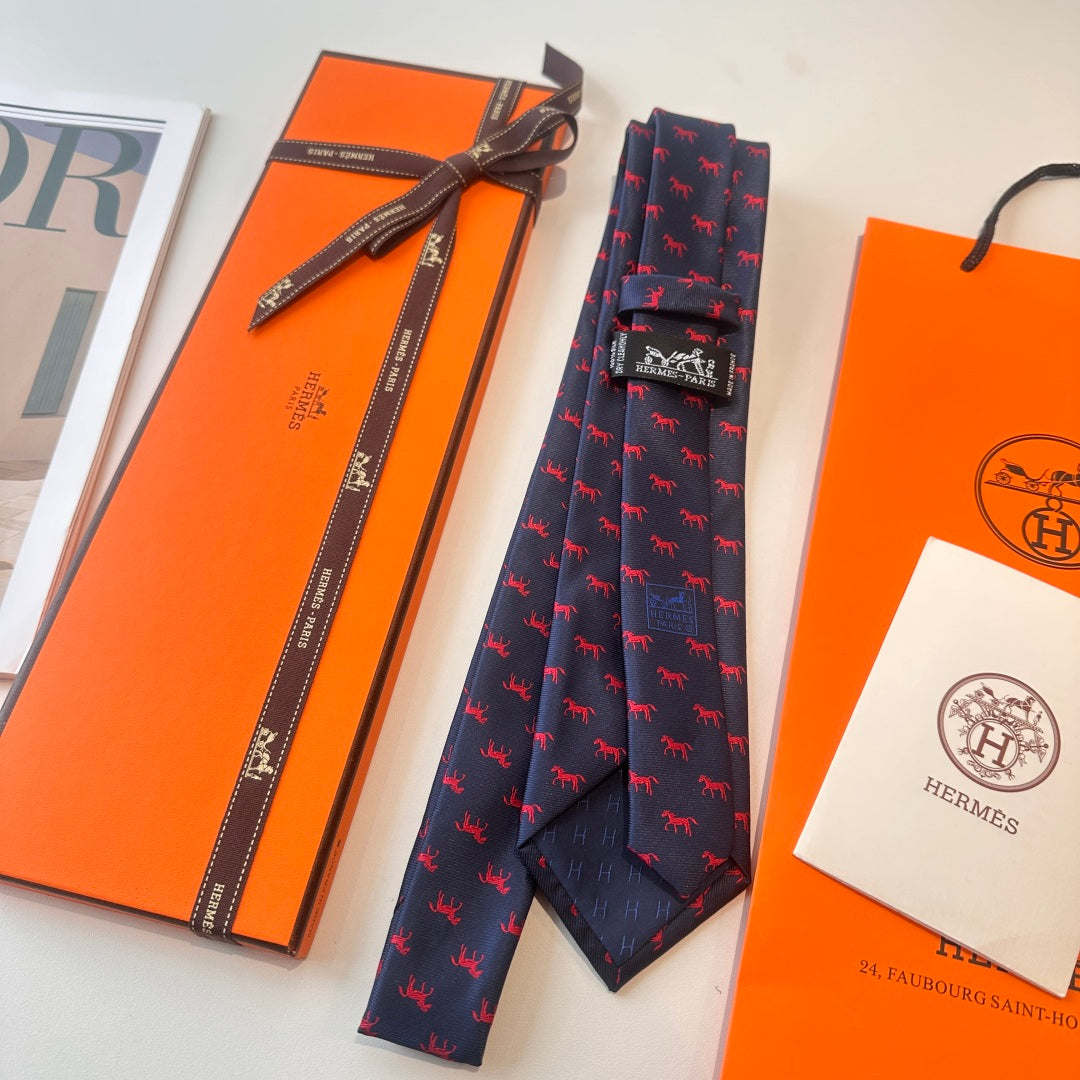 Hermès Animal Series Men's Silk Tie