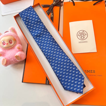 Hermès Animal Series Men's Silk Tie
