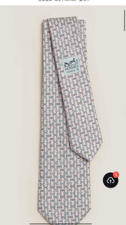 Hermès Men's Printed Silk Tie Series