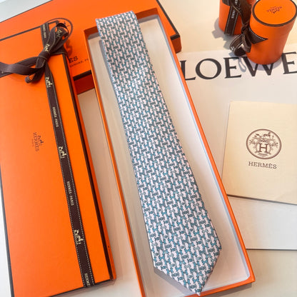 Hermès Men's Printed Silk Tie Series