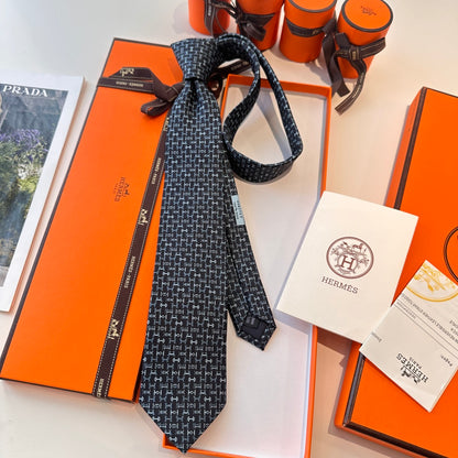 Hermès Men's Printed Silk Tie Series