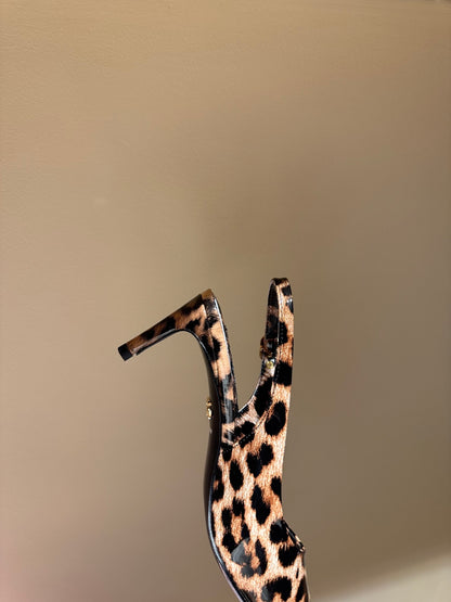 Dolce & Gabbana Retro Leopard Print Bow Pumps