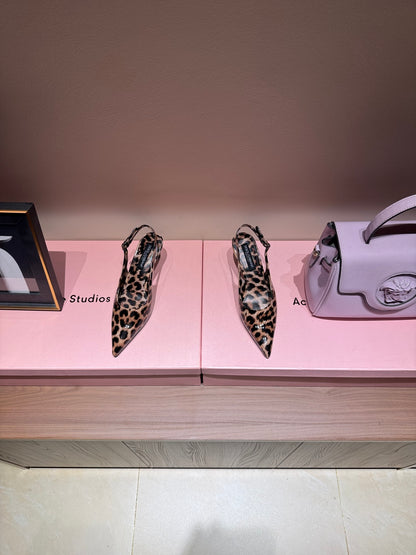 Dolce & Gabbana Retro Leopard Print Bow Pumps