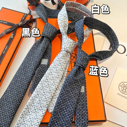 Hermès Men's H-Logo Silk Tie