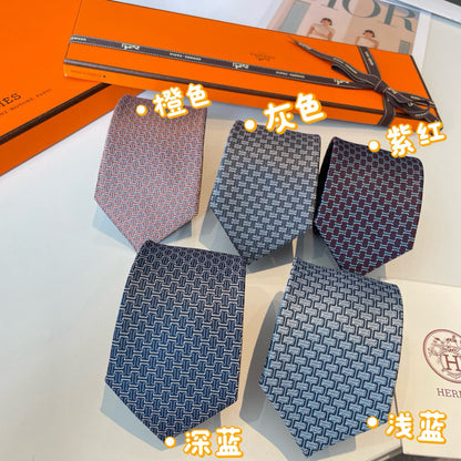 Hermès Philippe Mouquet Men's Tie