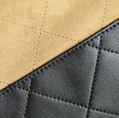 Chanel 25A Suede Hobo Shopping Bag