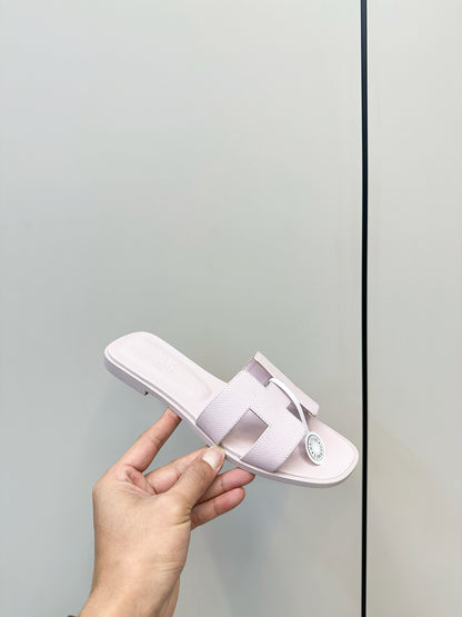 Hermès Palm Grain H-Slides