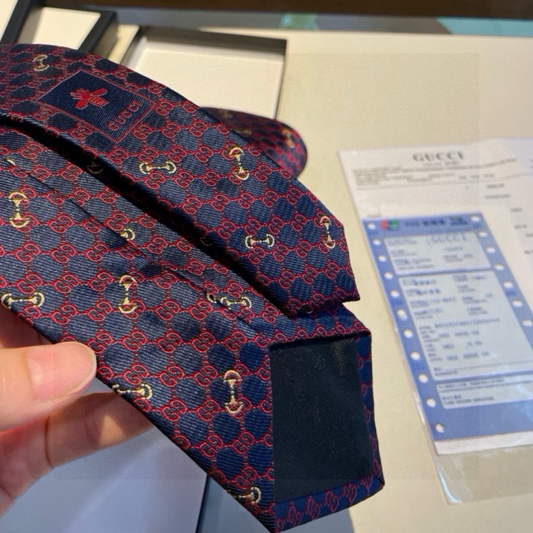 Dior Men's CD Logo Jacquard Tie