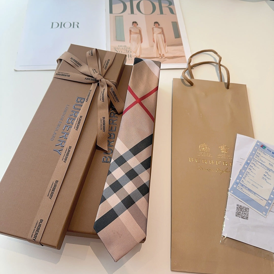 Burberry TB Monogram Silk Tie