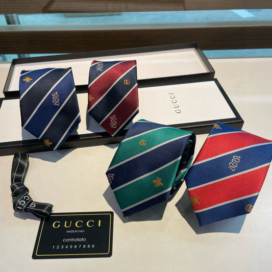 Gucci Men's Bee Silk Tie