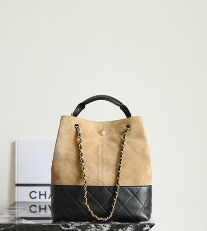 Chanel 25A Suede Hobo Shopping Bag – 25A Collection