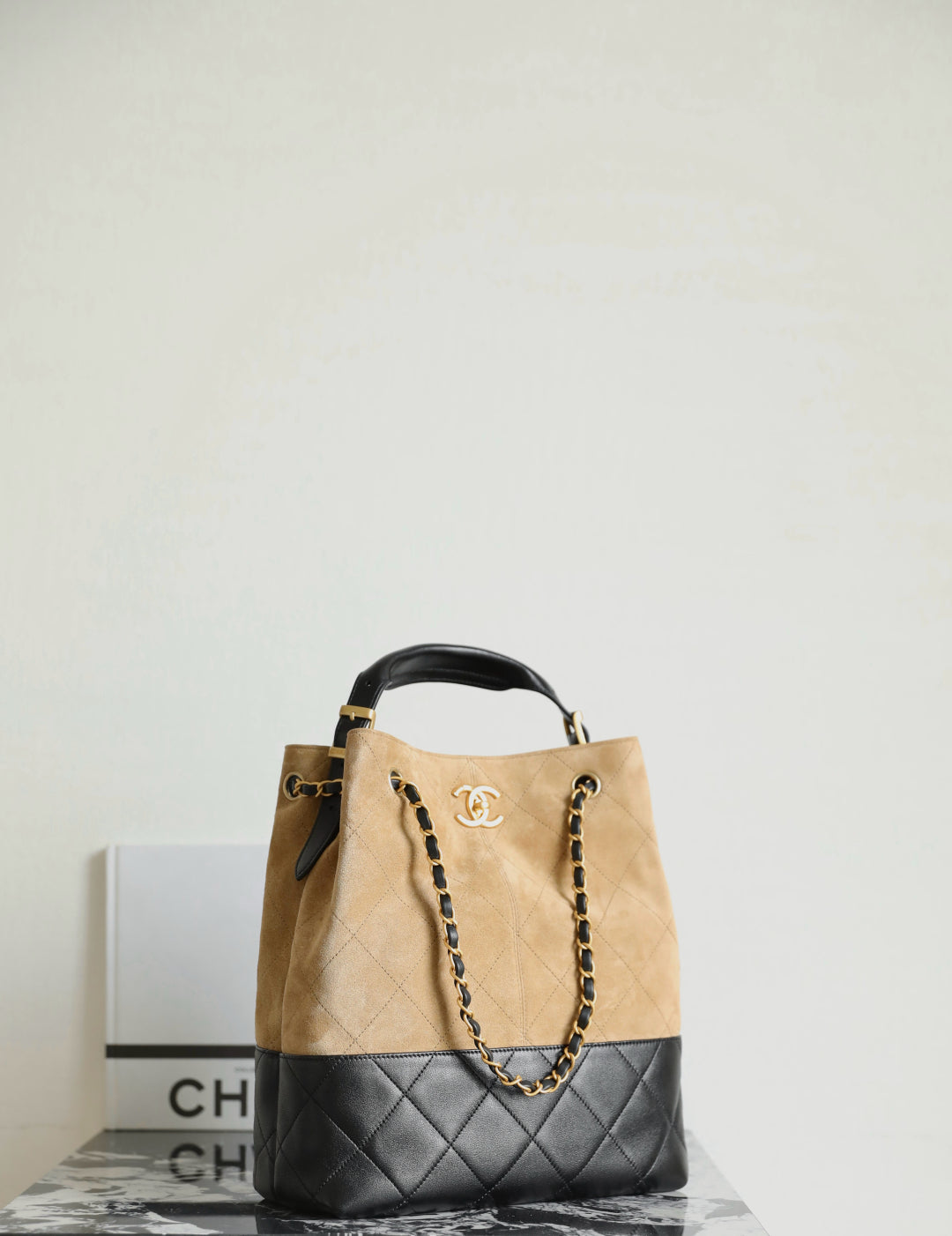 Chanel 25A Suede Hobo Shopping Bag – 25A Collection
