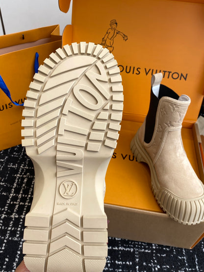 Louis Vuitton Runway Slip-On Ankle Boots – New Collection