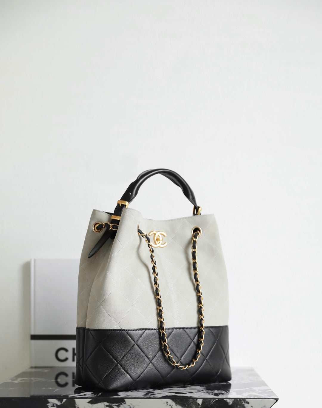 Chanel 25A Suede Effect Hobo Shopping Bag – 25A Collection