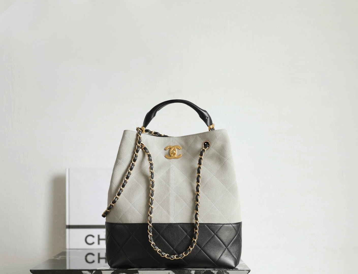 Chanel 25A Suede Effect Hobo Shopping Bag – 25A Collection