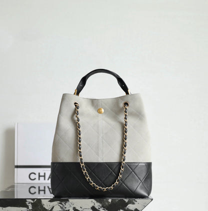 Chanel 25A Suede Effect Hobo Shopping Bag – 25A Collection