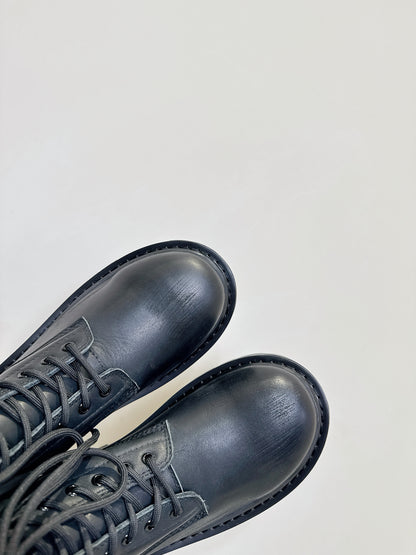 Balenciaga Platform Lace-Up Martin Boots – 25SS