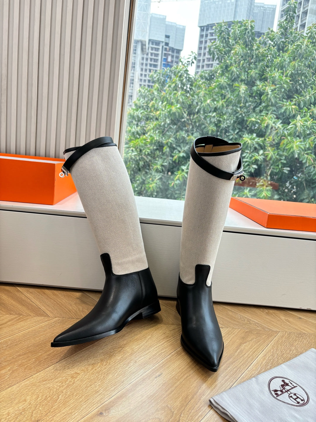 Hermès Classic Knee-High Boots – 2025FW