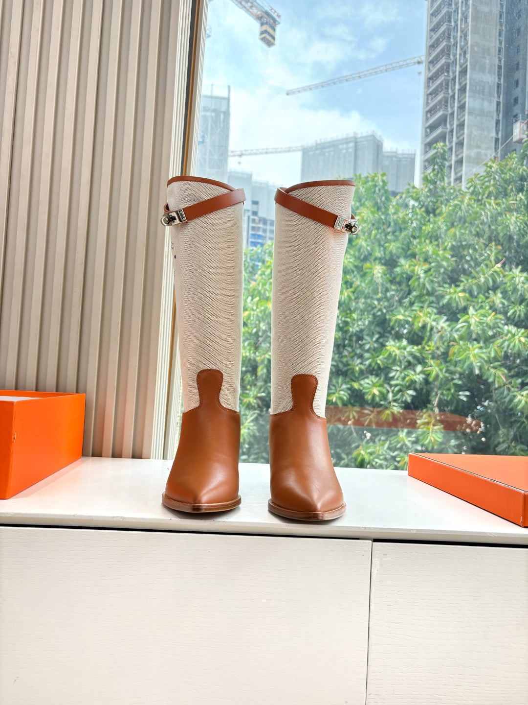 Hermès Classic Knee-High Boots – 2025FW