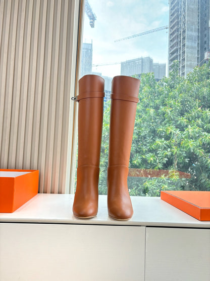 Hermès Classic Knee-High Boots – 2025FW