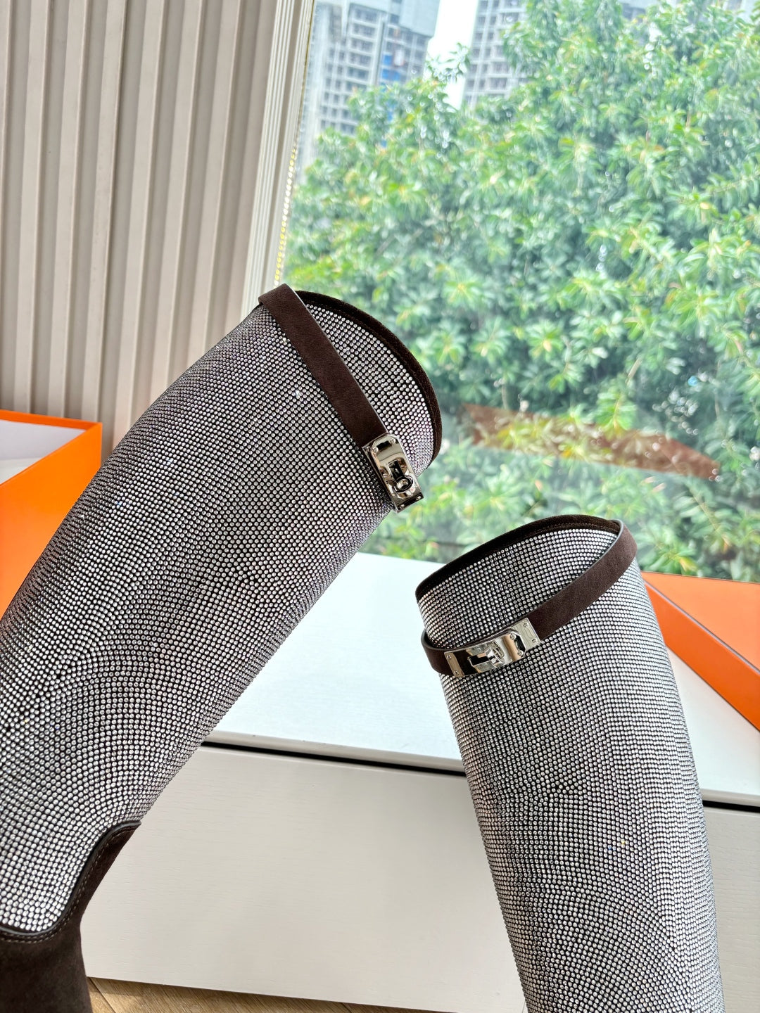 Hermès Classic Knee-High Boots – 2025 Autumn/Winter Collection