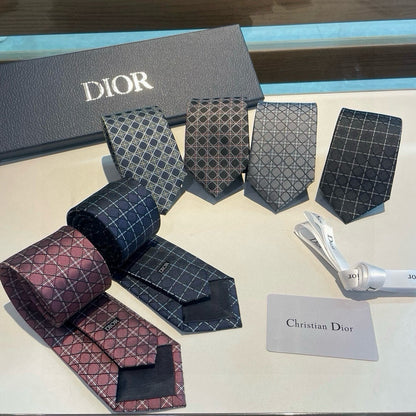 Dior Men's Silk Cannage Tie