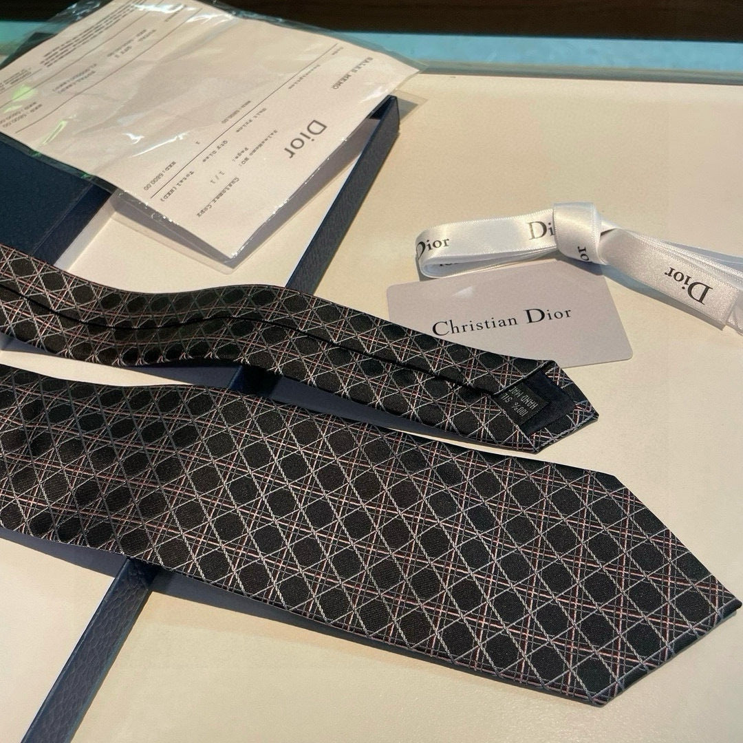 Dior Men's Silk Cannage Tie