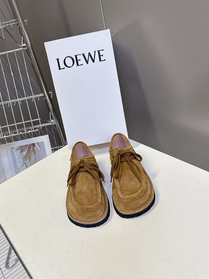 Loewe Suede Two-Way Loafers – 2025FW
