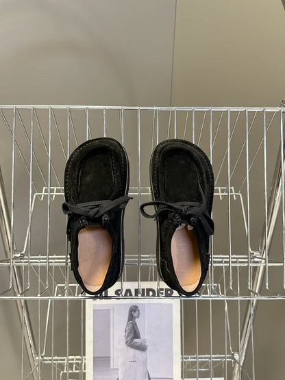 Loewe Suede Two-Way Loafers – 2025FW