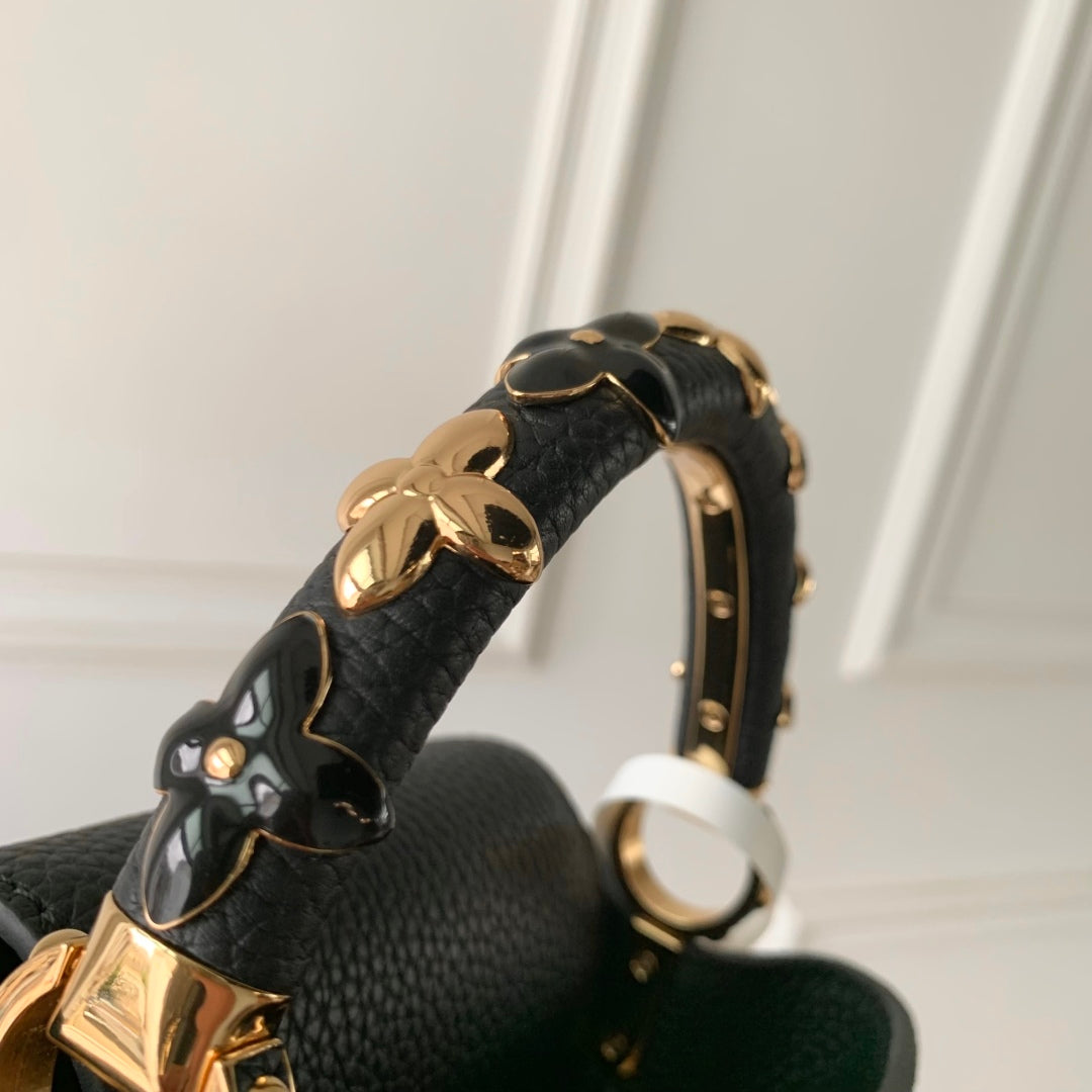 Louis Vuitton Capucines Mini Ivy Floral Handbag