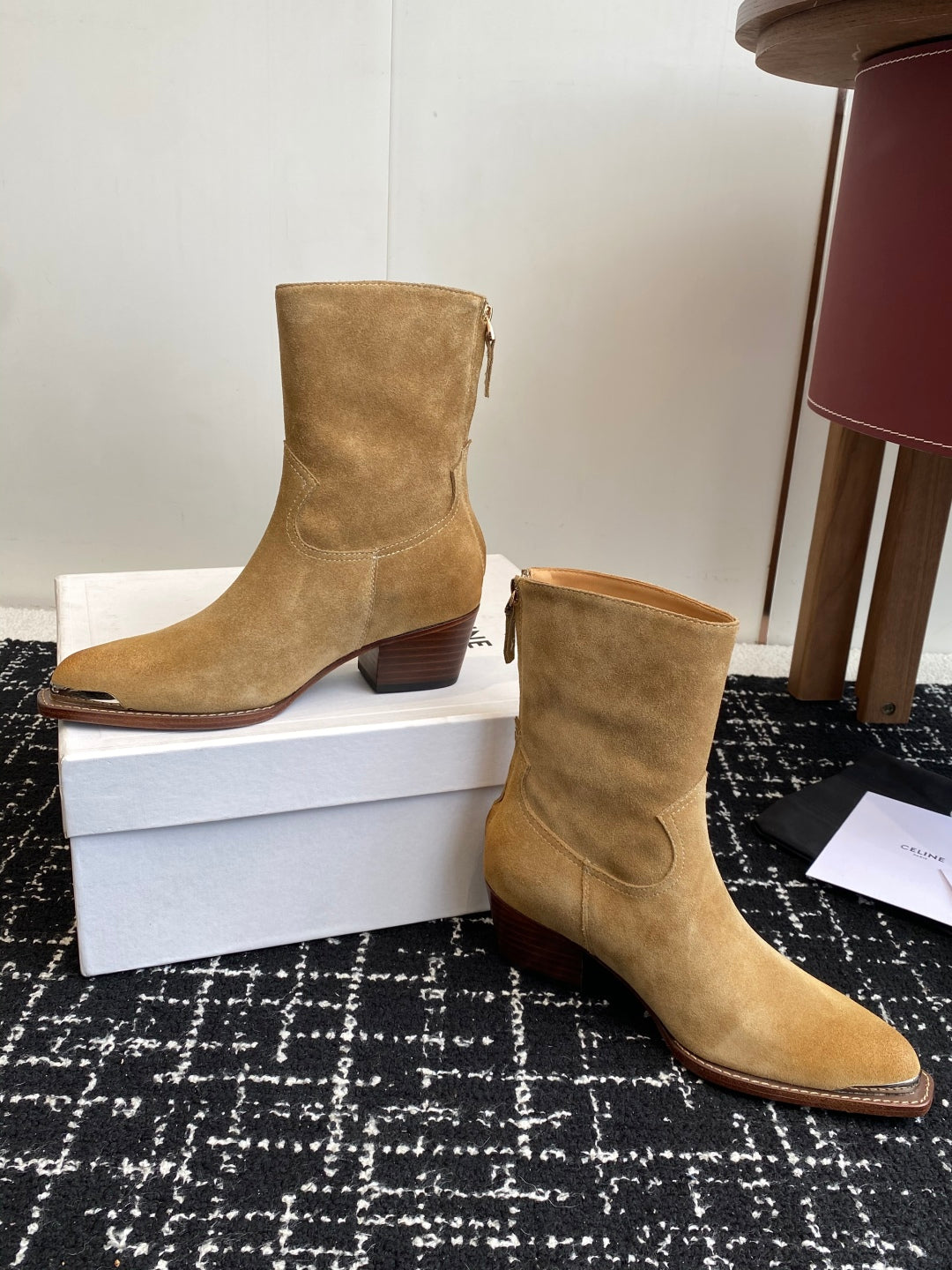 Celine Retro Chunky Chelsea Ankle Boots – 25SS