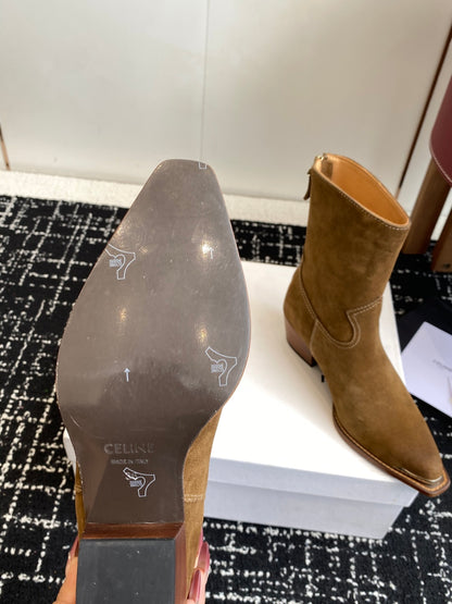 Celine Retro Chunky Chelsea Ankle Boots – 25SS