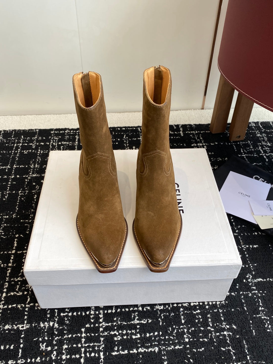 Celine Retro Chunky Chelsea Ankle Boots – 25SS