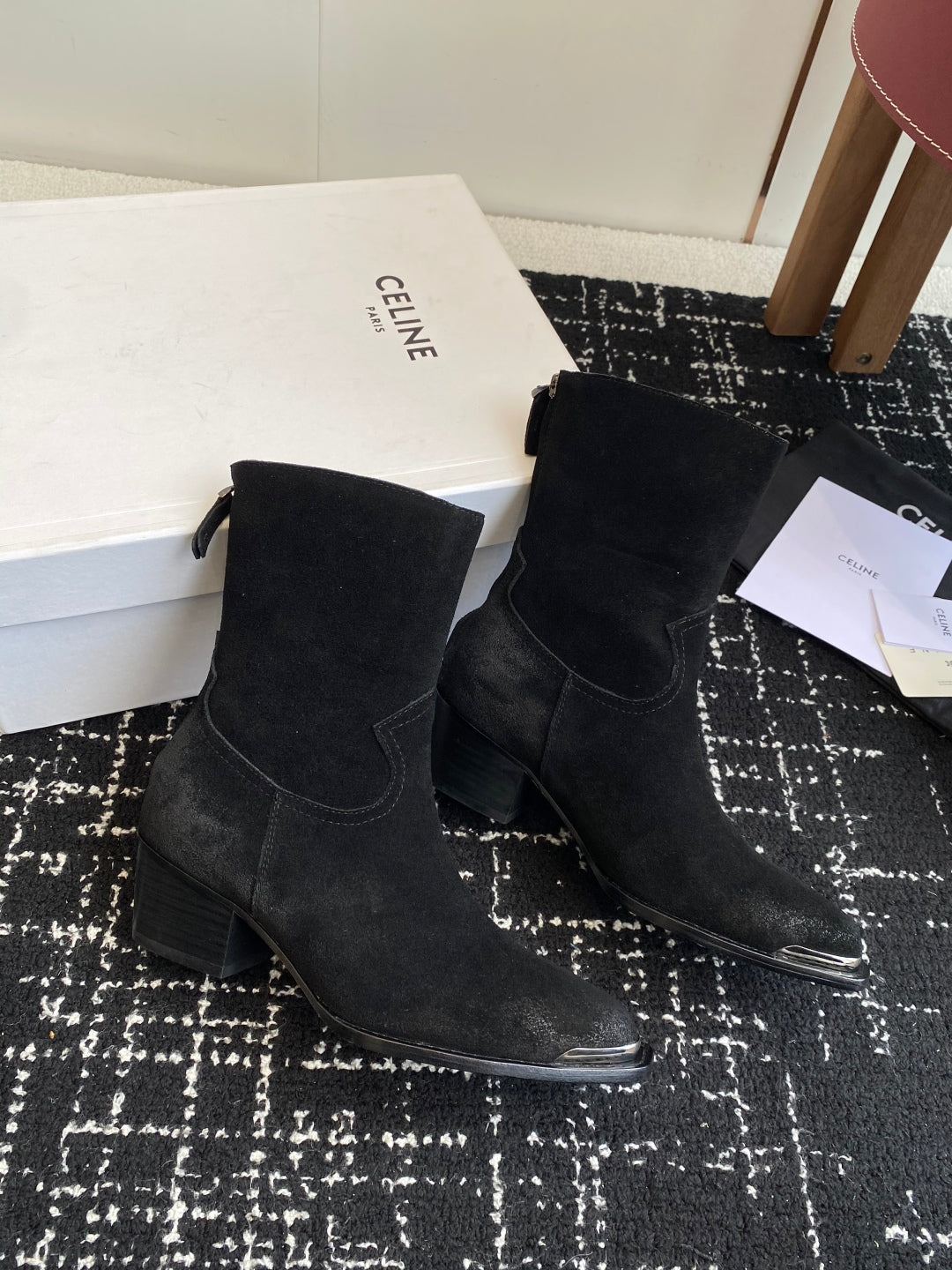Celine Retro Chunky Chelsea Ankle Boots – 25SS