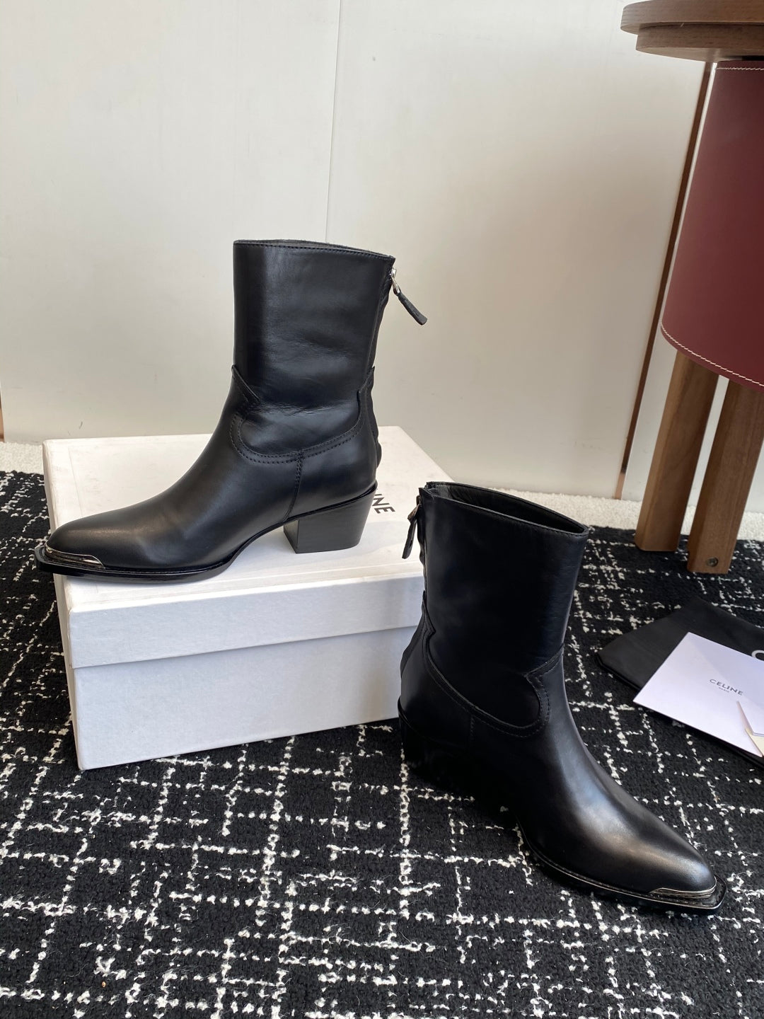 Celine Retro Chunky Chelsea Ankle Boots – 25SS