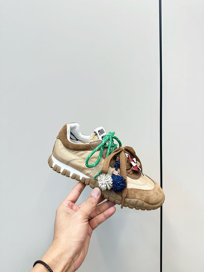 Miu Miu German Training Casual Shoes – 25SS Spring/Summer Runway Collection