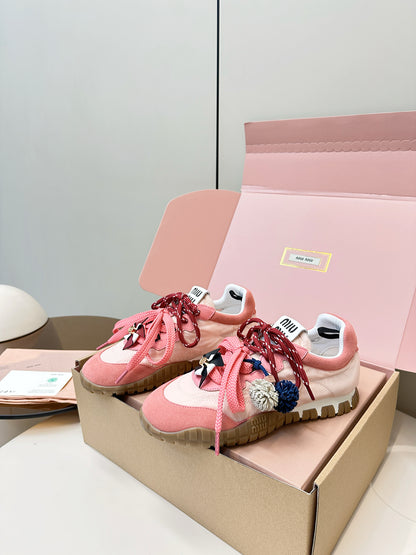 Miu Miu German Training Casual Shoes – 25SS Spring/Summer Runway Collection