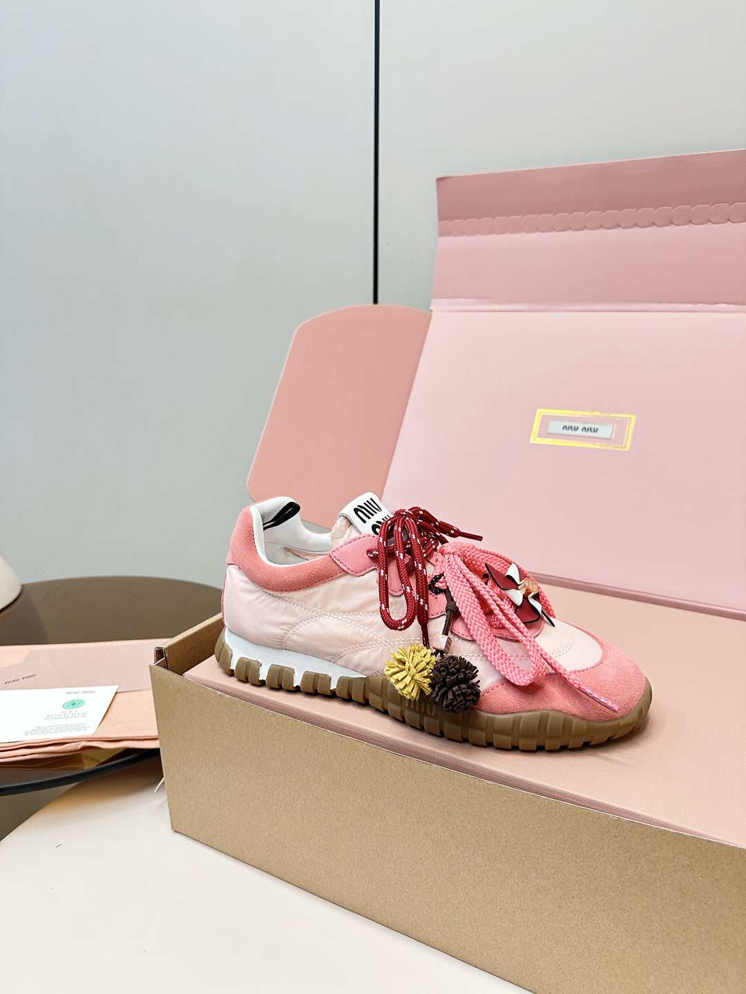 Miu Miu German Training Casual Shoes – 25SS Spring/Summer Runway Collection