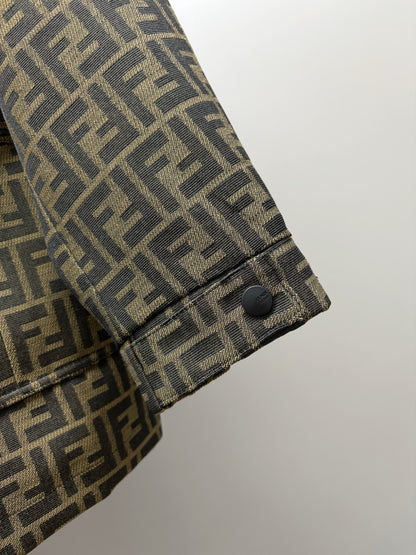 Fendi FF Jacquard Hooded Thin Jacket