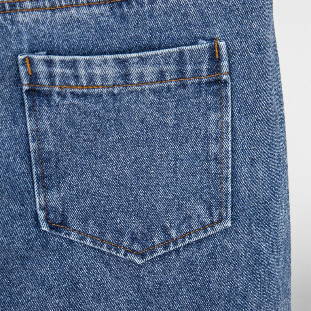 Loewe Anagram Embroidered Distressed Denim Jeans
