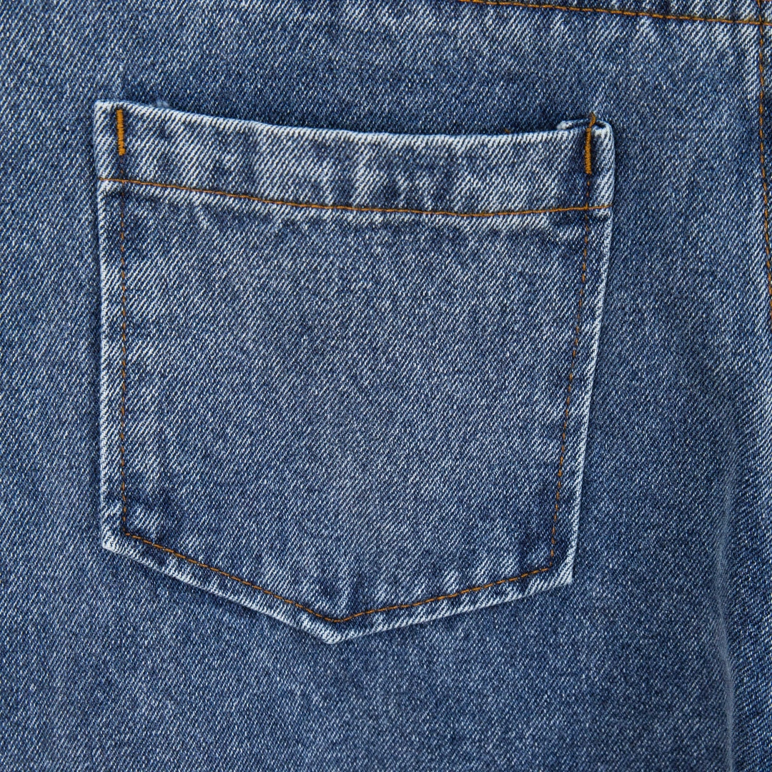 Loewe Anagram Embroidered Distressed Denim Jeans