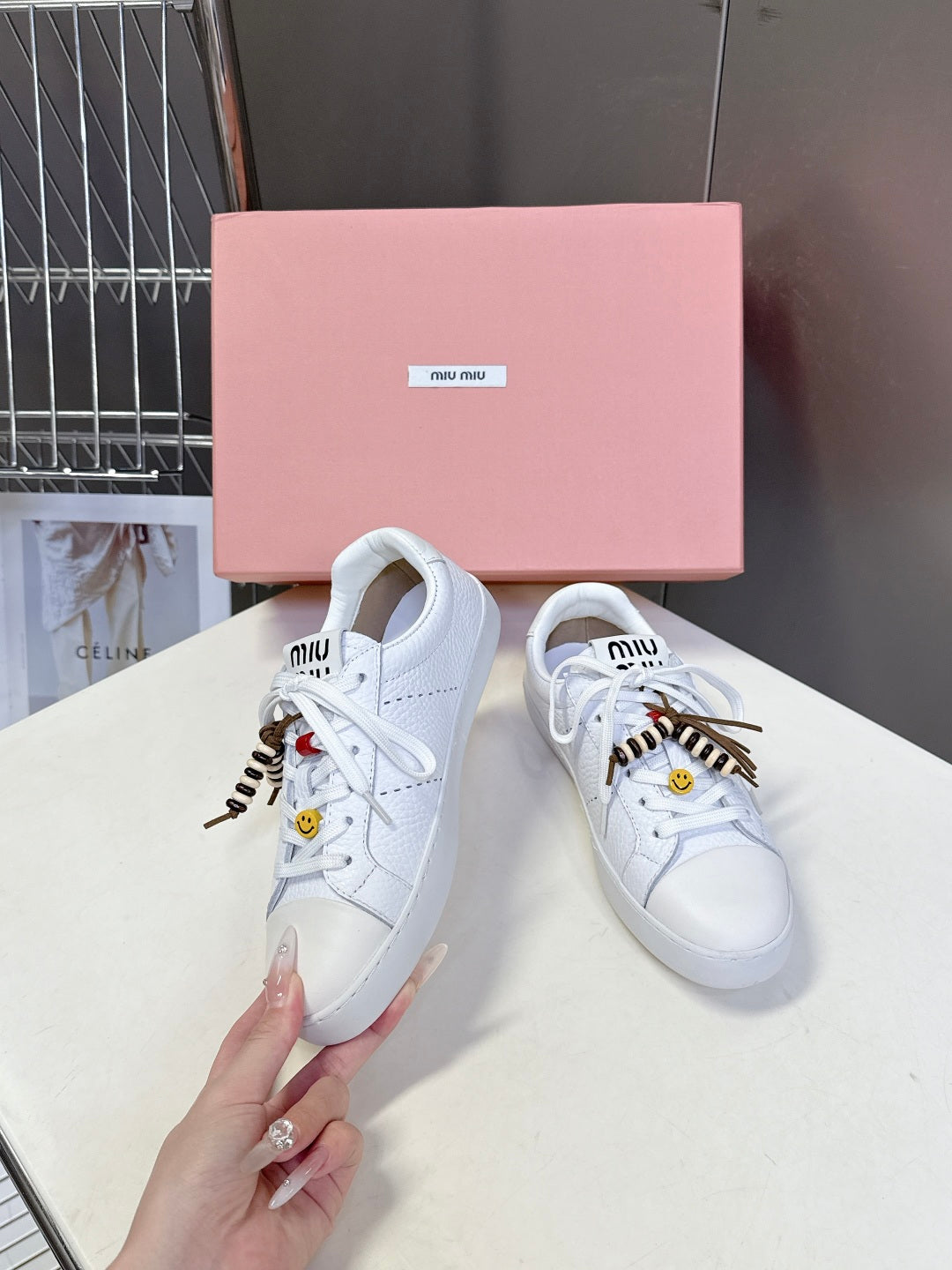 Miu Miu Distressed Sporty Sneakers – Autumn/Winter Collection